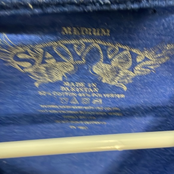 Savvy Blue printed design shirt, double bubble( How Hard can you Blow? - Picture 2 of 3